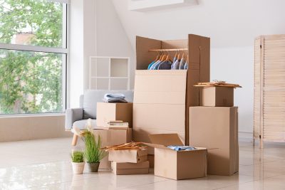 A few boxes are compiled in a small space to figure out which self storage buildings are the best ones